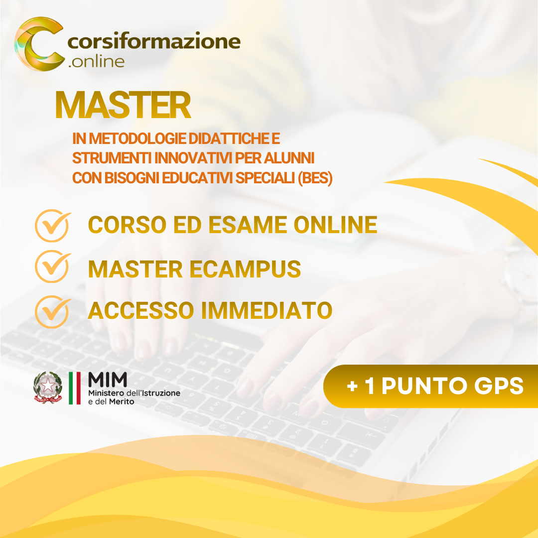 Bes Master Master Online Metodologie didattiche per alunni con BES – Corsi ...