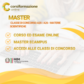 Master Classe di Concorso A20 / A26 - Materie Scientifiche